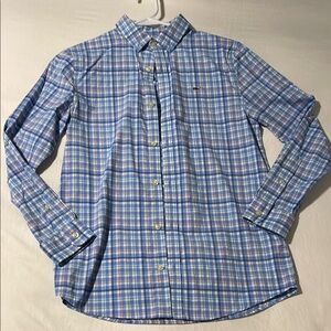 Boy’s Vineyard Vines Blue Checkered Shirt